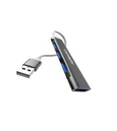 Переходник Denmen DU17A USB to 4USB 3.0 HUB (Чёрный)