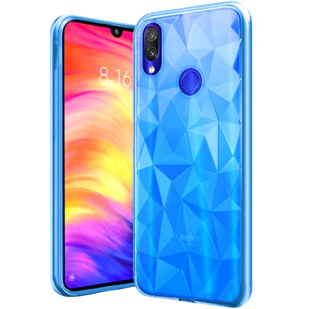 Силиконовый чехол Prism Case Xiaomi Redmi Note 7 (синий)