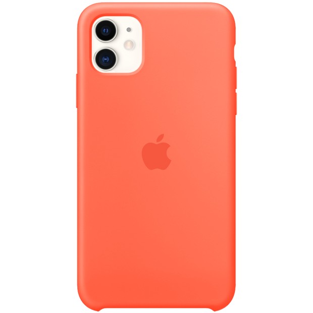 Чехол Silicone Case Apple iPhone 11 (Orange)