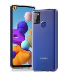 Силикон WS Samsung Galaxy A21S (2020) (прозрачный)