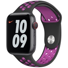 Ремешок Nike Apple Watch 42 / 44 mm (Black-Violet)