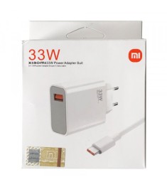 СЗУ-адаптер Xiaomi VGA7GA 33W (1USB) + кабель Type-C (Белый)