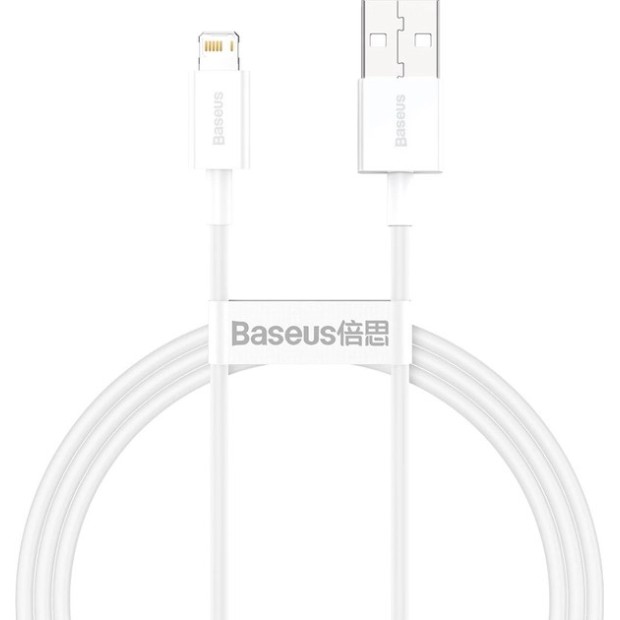 USB-кабель Baseus Superior 2.4A (0.25m) (Lightning) (Белый) CALYS-02