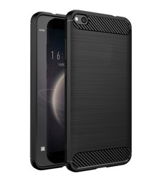 Силиконовый чехол Polished Carbon Huawei P8 Lite (2016) (Чёрный)