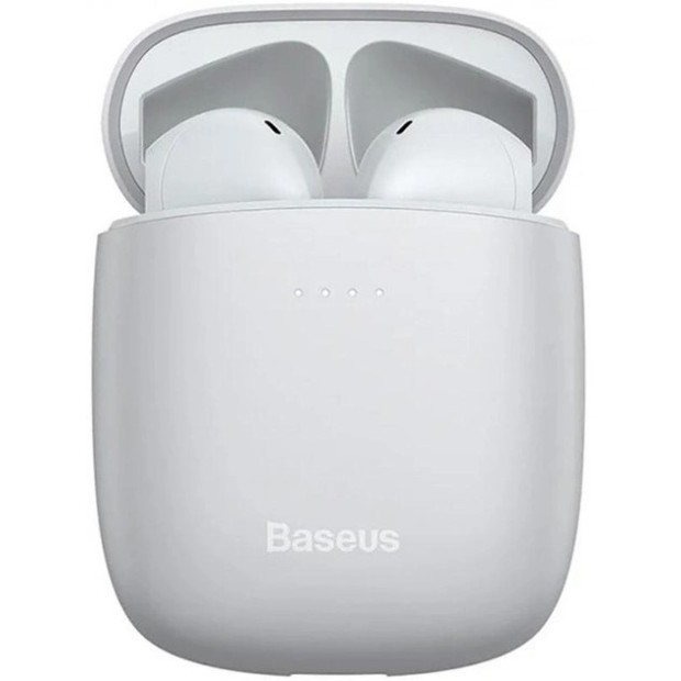 Беспроводные наушники-гарнитура вкладыши Baseus W04 (White)