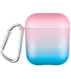 Чехол для наушников Clear Case Airpods Gradient (Pink&Blue)