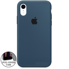 Силикон Original Round Case Apple iPhone XR (09) Midnight Blue