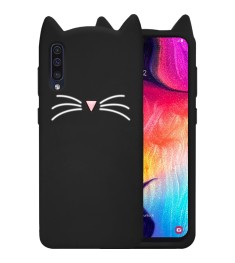 Силикон Kitty Case Samsung Galaxy A30s / A50 / A50s (2019) (Черный)