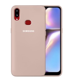 Силикон Original 360 Case Logo Samsung Galaxy A10 / M10 (2019) (Пудровый)