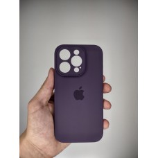 Силикон Original Square RoundCam Apple iPhone 14 Pro (Eggplant)