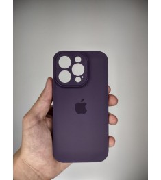 Силикон Original Square RoundCam Apple iPhone 14 Pro (Eggplant)