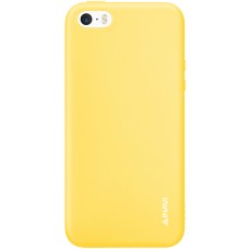 Силиконовый чехол iNavi Color Apple iPhone 5 / 5s / SE (желтый)