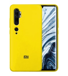 Силикон Original 360 Case Logo Xiaomi Mi CC9 Pro / Note 10 (Жёлтый)