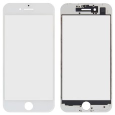 Стекло дисплея Apple iPhone 7 White + Frame + OCA (AAA)