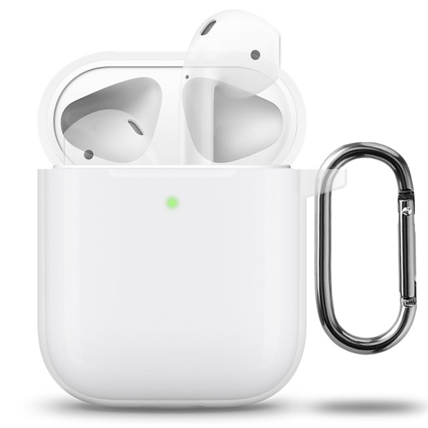 Чехол для наушников Full Silicone Case Apple AirPods (Transparent)