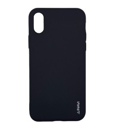 Силиконовый чехол iNavi Color iPhone X / XS (черный)