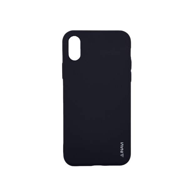 Чехол Силикон iNavi Color iPhone X / XS (черный)