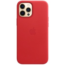 Чехол Leather Case for Apple Iphone 12 Pro Max (Red)