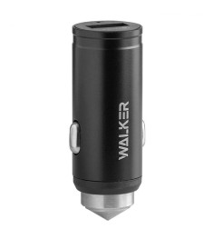 АЗУ-адаптер Walker WCR-23 QC3.0 2.4A (1USB) (Чёрный)