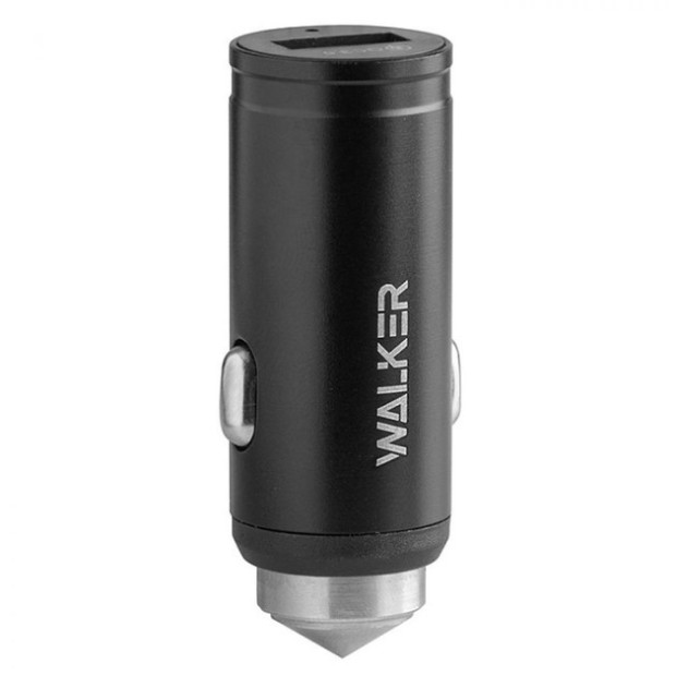 АЗУ-адаптер Walker WCR-23 QC3.0 2.4A (1USB) (Чёрный)