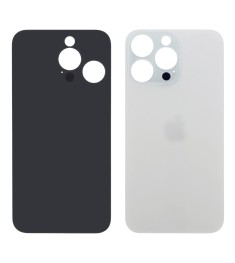 Заднее стекло корпуса для Apple iPhone 15 Pro Max White Titanium (белое)