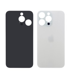 Заднее стекло корпуса для Apple iPhone 15 Pro White Titanium (белое)