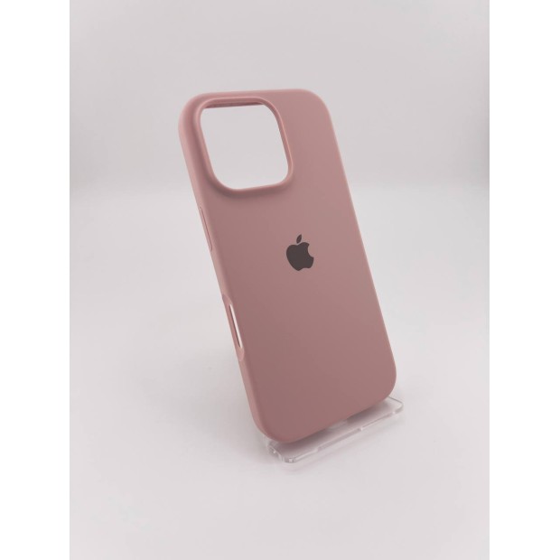 Силикон Original Round Case Apple iPhone 16 Pro (08) Pink Sand