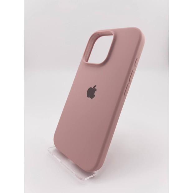 Силикон Original Round Case Apple iPhone 16 Pro (08) Pink Sand