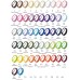 Ремешок Original Design Xiaomi Mi Band 2 Рисунок (Цветы, Сине-красный)