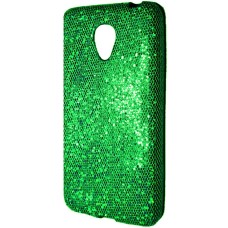 Силиконовый чехол Glitter Meizu M2 Mini (зеленый)