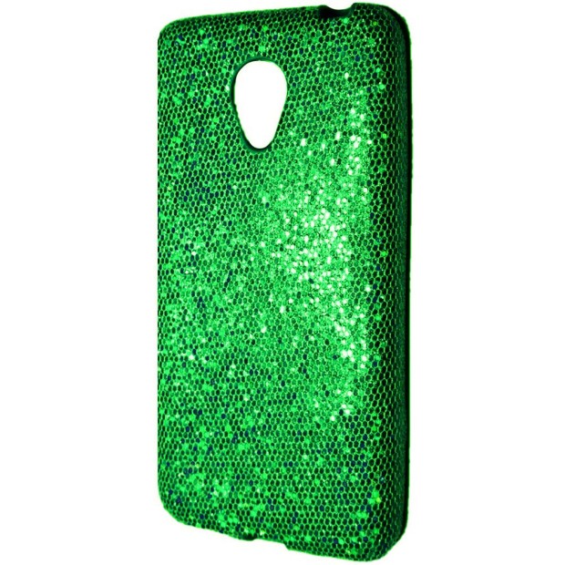 Чехол Силикон Glitter для Meizu M2 Mini (зеленый)