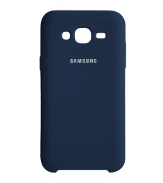 Силикон Original Case Samsung Galaxy J5 (2015) J500 (Тёмно-синий)
