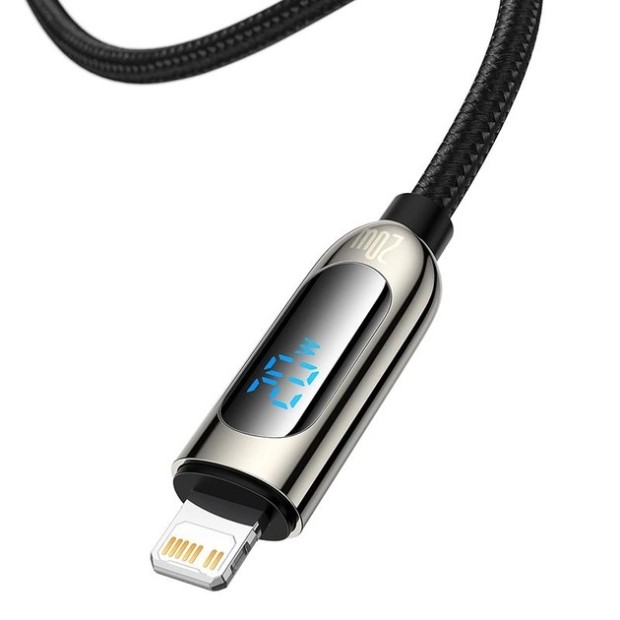 USB-кабель Baseus Display 20W (1m) (Type-C-Lightning) (Чёрный) CATLSK-01