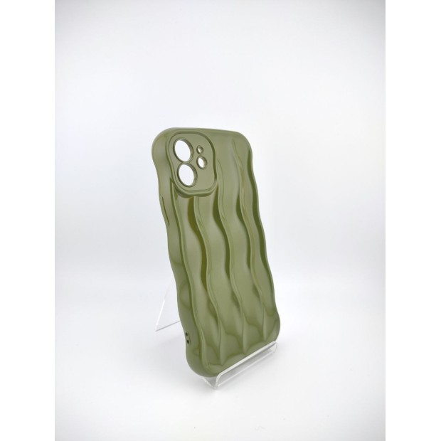 Чехол WAVE Lines Case Apple iPhone 12 (Army Green)