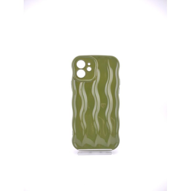 Чехол WAVE Lines Case Apple iPhone 12 (Army Green)