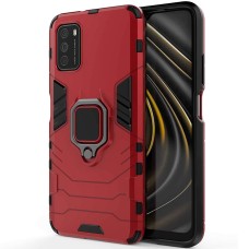 Бронь-чехол Ring Armor Case Xiaomi Poco M3 (Красный)