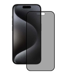 Защитное стекло 5D Privacy HD Apple iPhone 16 Pro Black