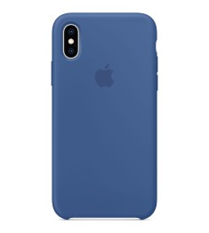 Чехол Silicone Case Apple iPhone XS Max (Delft Blue)