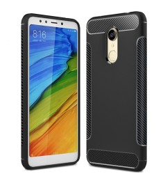 Силикон Soft Carbon Xiaomi Redmi 5 Plus (Чёрный)