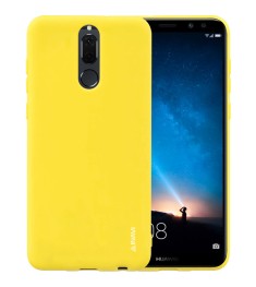 Силиконовый чехол iNavi Color Huawei Mate 10 Lite (желтый)