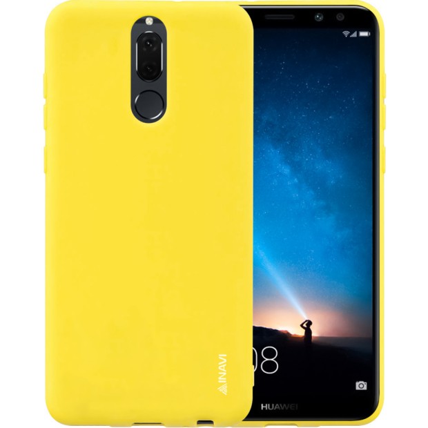 Силиконовый чехол iNavi Color Huawei Mate 10 Lite (желтый)