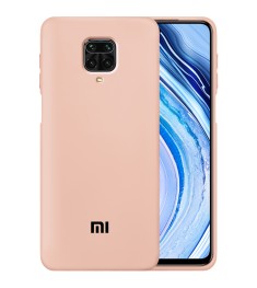 Силикон Original 360 Case Logo Xiaomi Redmi Note 9S / Note 9 Pro (Пудровый)