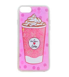 Силиконовый чехол Liquid Fashion Apple iPhone 7 / 8 (Coffee)