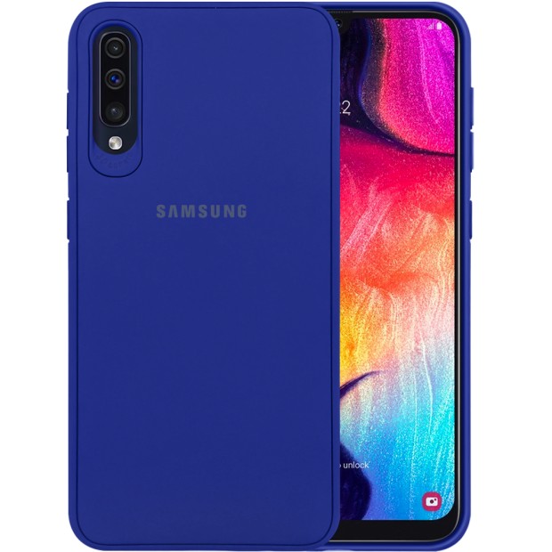 Силиконовый чехол Junket Case Samsung Galaxy A30s / A50 / A50s (2019) (Синий)