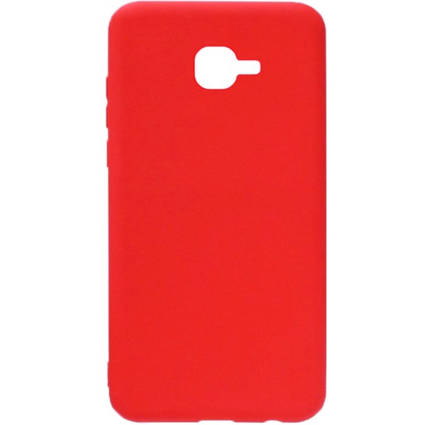 Силиконовый чехол iNavi Color Samsung Galaxy J1 (2016) J120 (Красный)