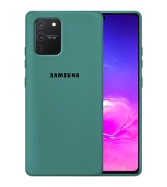 Силикон Original Case Samsung Galaxy S10 Lite (Тёмно-зелёный)