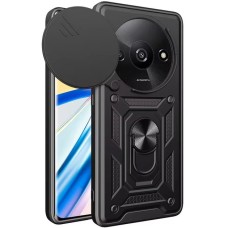 Бронь-чехол Ring Serge Armor ShutCam Case Xiaomi Redmi A3 (Чёрный)