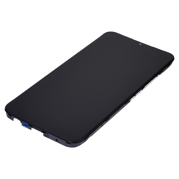 Дисплей для Realme C21Y с чёрным тачскрином и корпусной рамкой