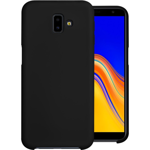 Силиконовый чехол Original Case Samsung Galaxy J6 Plus (2018) J610 (Чёрный)