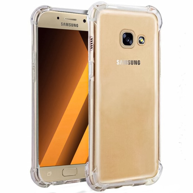 Силикон 3D Samsung Galaxy A5 (2017) A520 (Прозрачный)